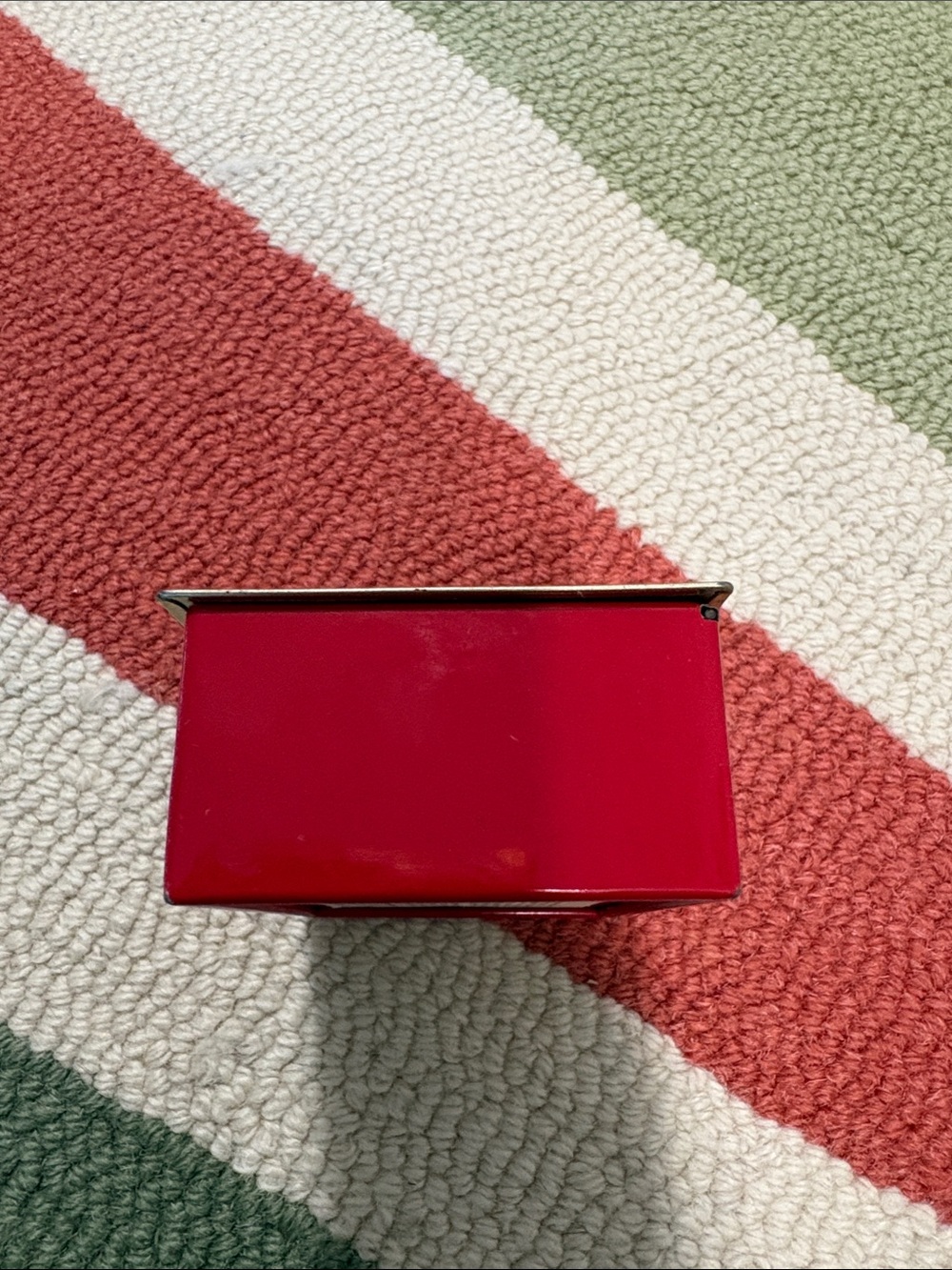 Louis Sherry Small Red Decorative Tin Box - Picture 6 of 14